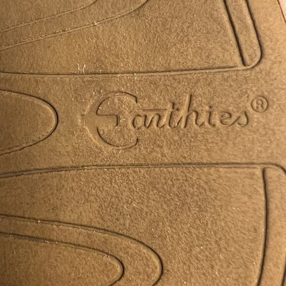 Earthies Santana Pewter Shoes Womens 8.5B Gray Leather Lace Up Wingtip Oxford - Picture 12 of 12